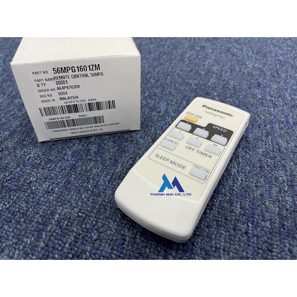 [Hàng chính hãng] Remote điều khiển quạt trần Panasonic F-56MPG