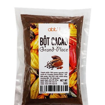 BỘT CACAO NGUYÊN CHẤT GRAND PLACE 50G