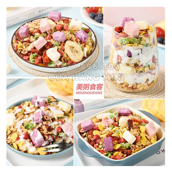 Ngũ Cốc Sữa Chua Trái Cây MeiZhouShike 400g