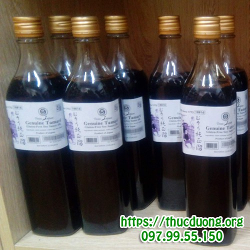 Tương tamari nhật bản 500ml Thực Dưỡng Bà Loan