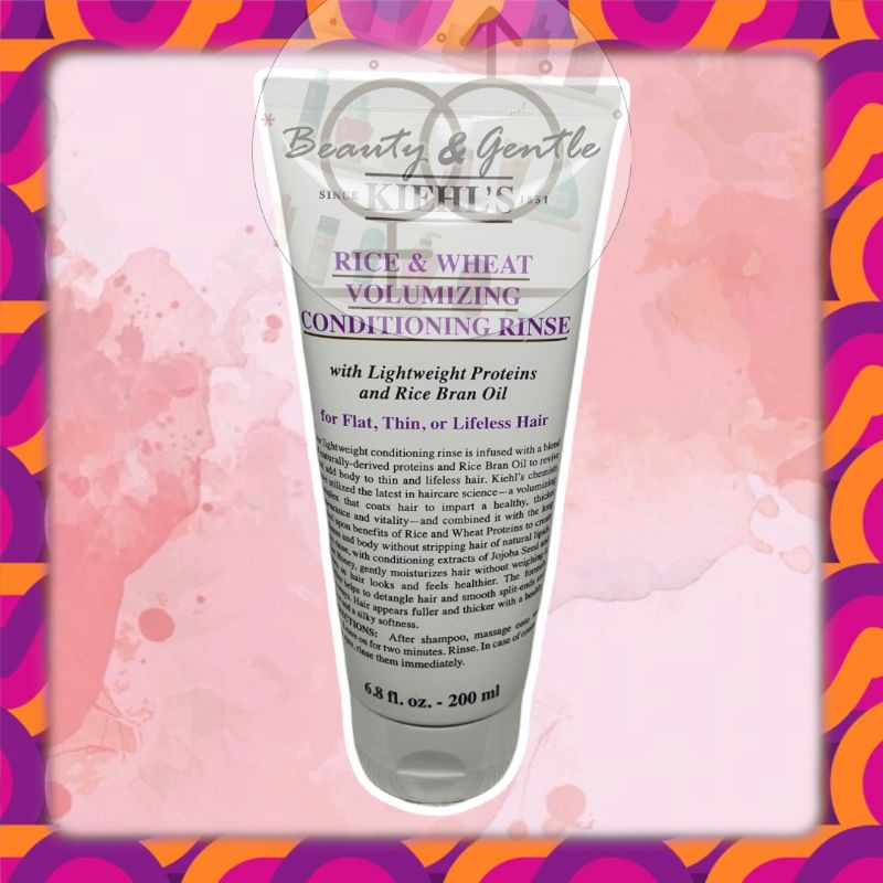Dầu Gội Kiehls Chiết Xuất Gạo Và Lúa Mạch 200ml 250ml