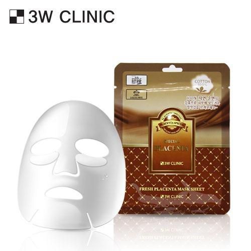 Mặt nạ tinh chất nhau thai cừu 3W CLINIC FRESH PLACENTA MASK SHEET