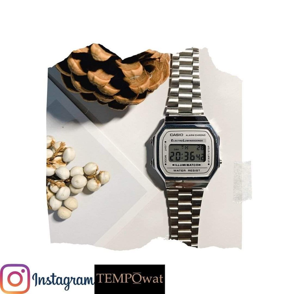 Đồng hồ nữ Casio LA680WA-1BDF dây đeo thép không gỉ cổ điển , sang trọng , đẳng cấp-ME_WATCH