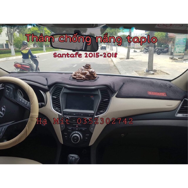 THẢM TAPLO SANTAFE 2015-2018 [ - CHỐNG TRƯỢT]