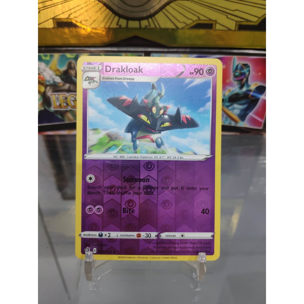 [ Dưa Hấu Yugioh ] Lá bài thẻ bài Pokemon Drakloak
