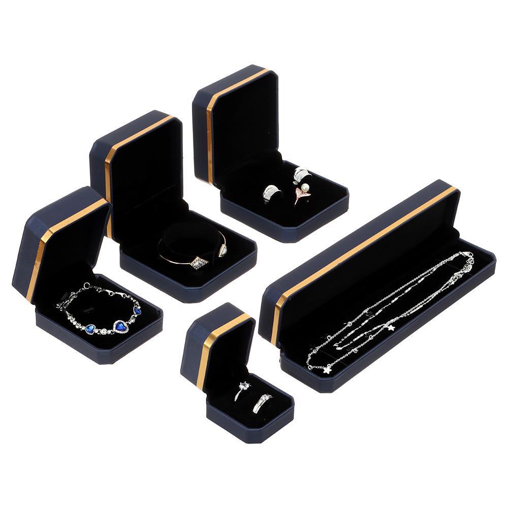 Hộp Đựng Nhẫn / Đồng Hồ Bằng Nhựa Chất Lượng Cao Ốp