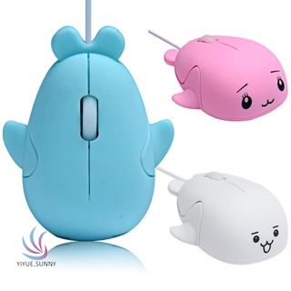 Chuột Quang Có Dây Hình Cá Heo Hoạt Hình Dễ Thương 1200 Dpi6/4