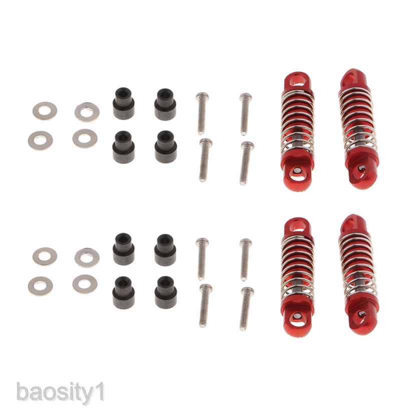 Set 4 Phuộc Giảm Xóc Bằng Nhôm Cho Xe Điều Khiển Từ Xa Wltoys K969 K979 K989 K999 P929 K989-25