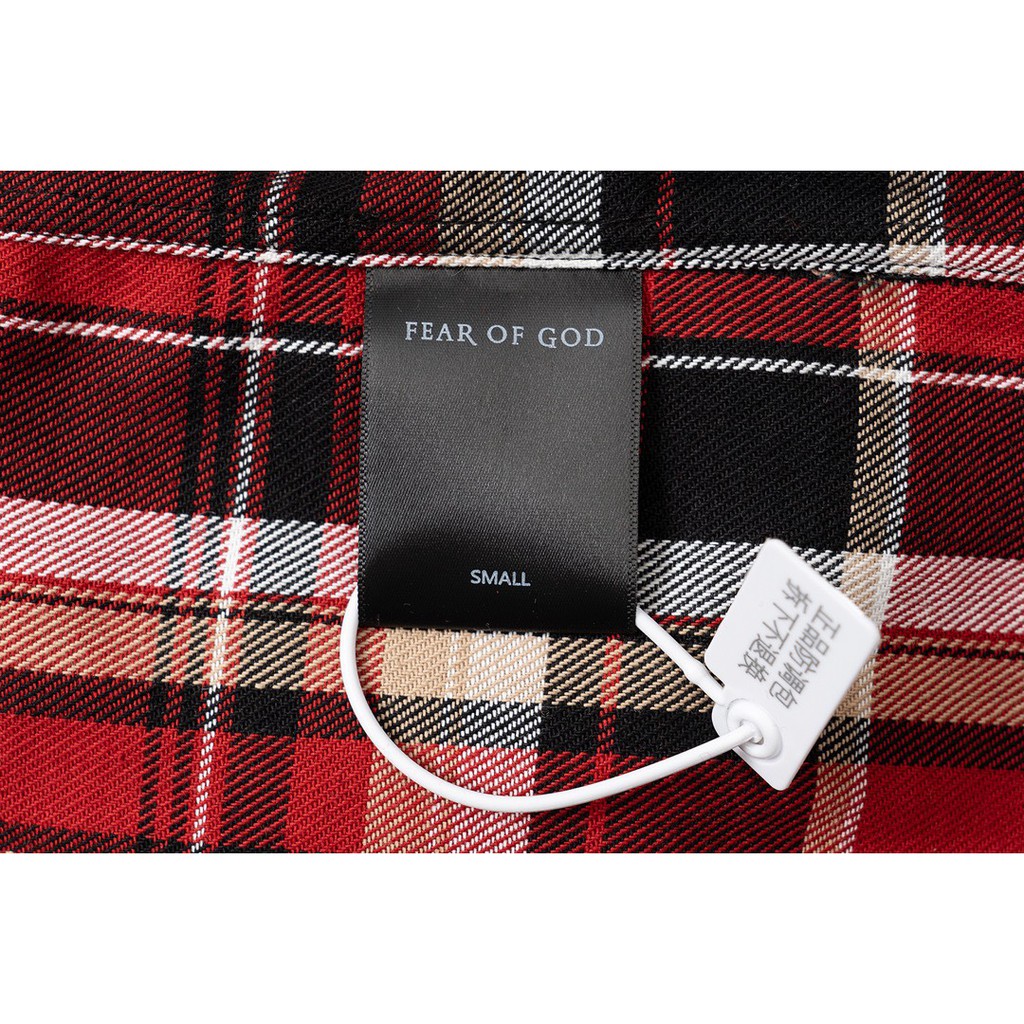 ⚡️[Mirror Quality] - Áo sơ mi Fear of God 6th Collection Plaid Oversized Heavy Flannel Shirt With Denim, áo flannel FOG | BigBuy360 - bigbuy360.vn