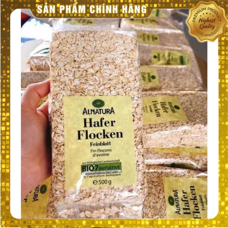 Yến mạch cán dẹp  nguyên chất giảm cân, giàu xơ chống táo bón, thơm ngon