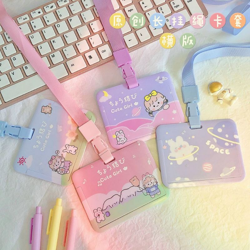Dây Đeo Thẻ Học Sinh , Bảng Tên Ngang Cute Dành Cho Sinh Viên Nhiều Mẫu Hoạt Hình Họa Tiết Dễ Thương SEE YOU SHOP