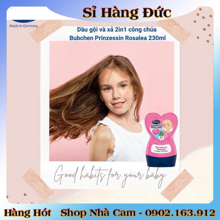 Dầu gội xả Bubchen 2in1 hình trái tim cho bé từ 1 tuổi chai 230ml