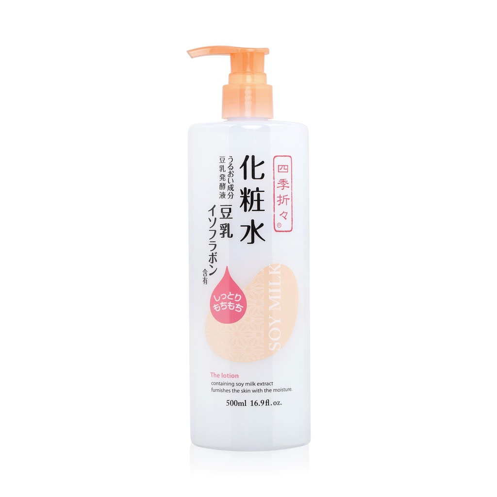 NƯỚC HOA HỒNG DƯỠNG DA TINH CHẤT ĐẬU NÀNH SHIKIORIORI SOY MILK LOTION 500ML