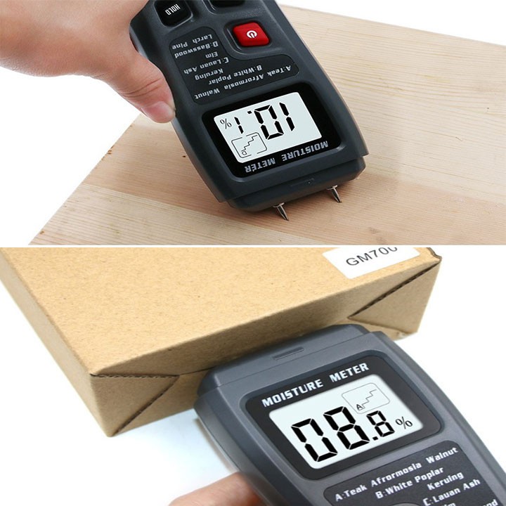 ❤️SIÊU RẺ❤️ Máy đo độ ẩm Tổ Yến loại tốt - Máy đo độ ẩm tường để sơn và nguyên liệu gỗ (TẶNG KÈM PIN)