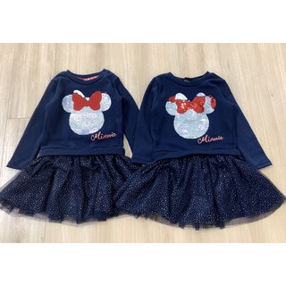 Váy nỉ Mickey phối chân ren siêu xinh cho bé 2-8tuổi