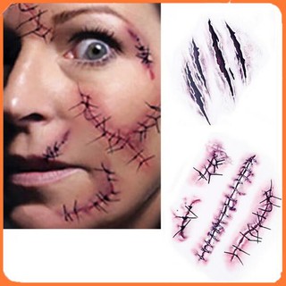 Hình Xăm Dán 3D - Hình Xăm Dán Kinh Dị Troll Bạn Bè - Bộ 5 Hình