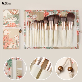 Set 12 Cọ Trang Điểm Chuyên Nghiệp DUcare Kèm Túi Đựng