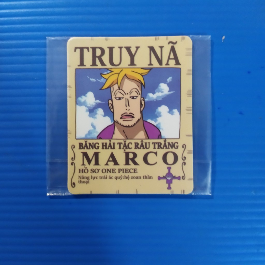 Thẻ bài toonies One Piece truy nã việt hóa : Thẻ hiếm Roger, Mihawk, Moriah, Râu đen, Marco....