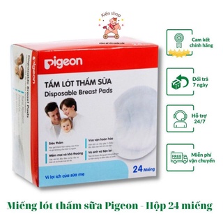 Miếng lót thấm sữa 🌈 free ship 🌈 hộp 24 miếng lót thấm sữa pigeon nk thái lan