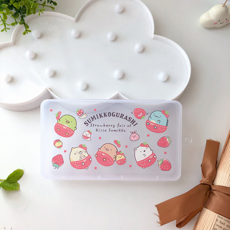 Hộp đựng khẩu trang nhỏ gọn trong suốt có nắp đậy để bàn