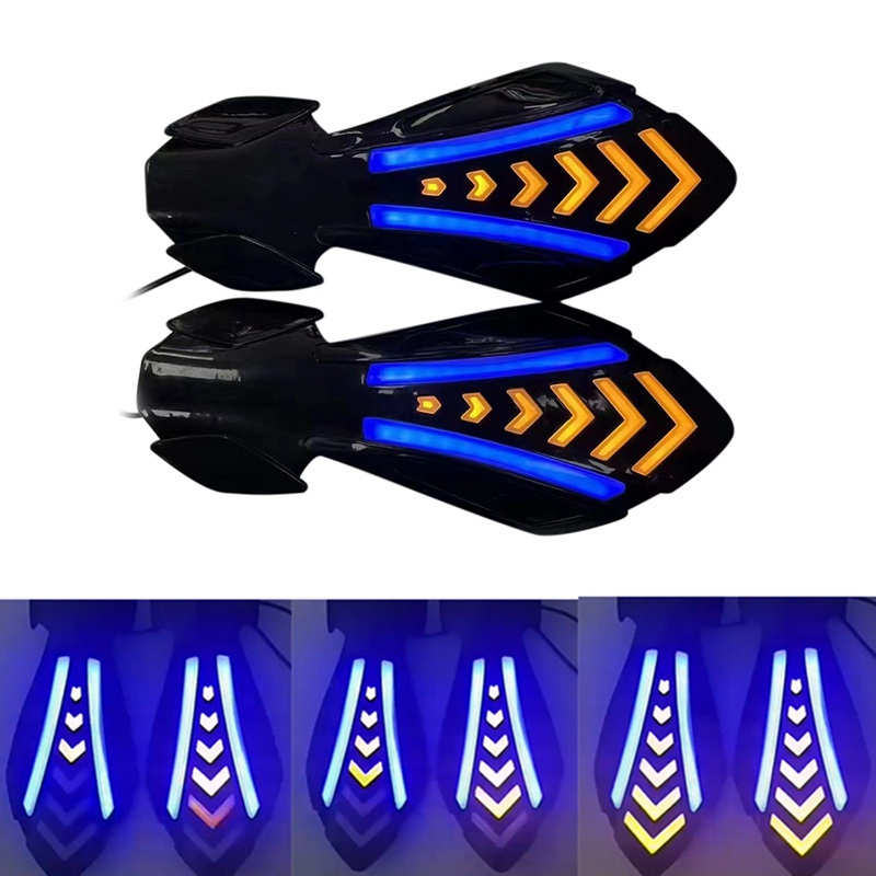 1 Cặp Bảo Vệ Tay Lái Xe Máy Kèm Đèn LED Xi Nhan Chất Lượng Cao Sự Bảo Vệ