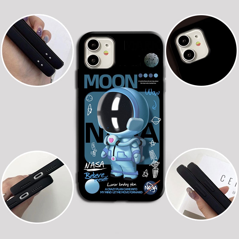 Ốp Điện Thoại Mềm Hình Phi Hành Gia Cosmos 1 Cho Oppo Reno 10x zoom 7 6 5 4 3 2 Pro Z F 5G