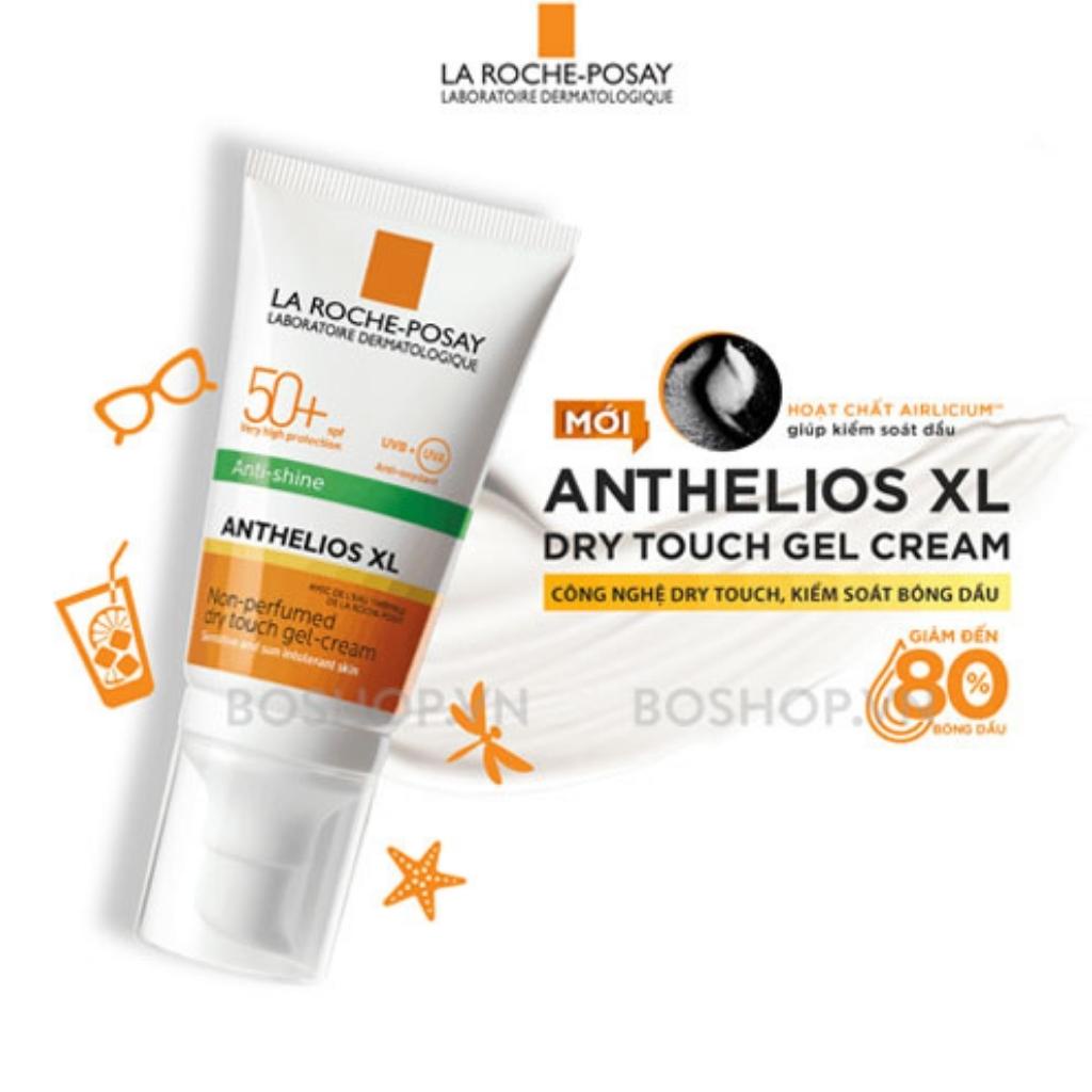 Kem Chống Nắng Kiểm Soát Dầu La Roche-Posay Anti-Shine Anthelios XL SPF50+ UVA/UVB Dry Touch Gel Cream 50ml