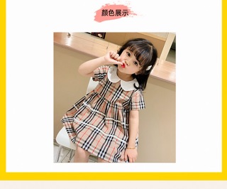 Váy bbr cổ trắng
