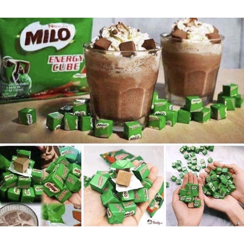 Kẹo Milo Gấu BearBrick chai 500ml