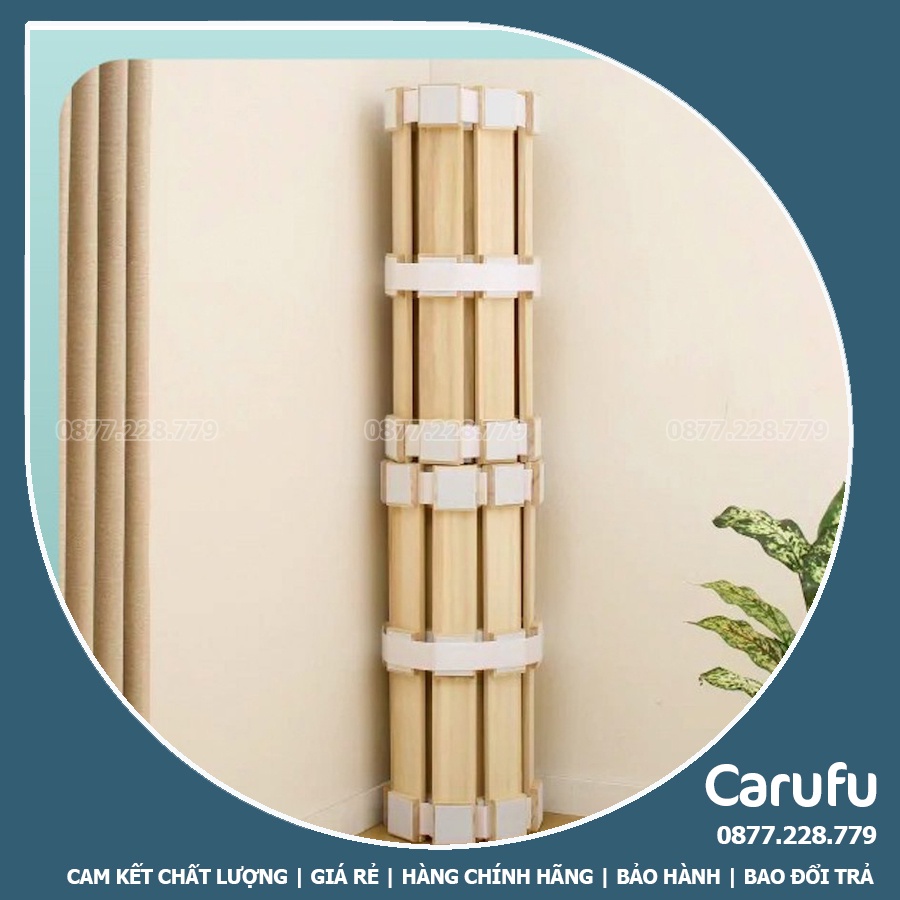 Giường pallet gỗ thông giá rẻ cuộn gấp gọn 70cm 80cm 90cm 1m 1m4 1m6 1m8 2m | Hàng xuất Nhật NCOOL JP