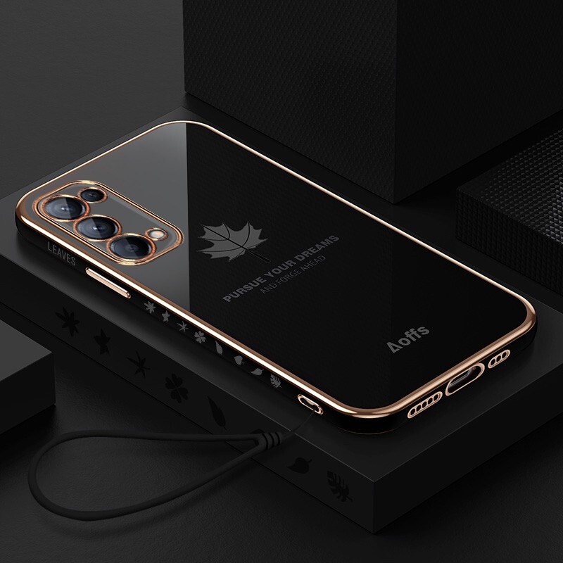 Ốp lưng oppo reno 5 pro reno 4 reno 5 Ốp Điện Thoại silica gel Mềm Mạ Điện Góc Phải Chống Sốc Cho oppo reno 5 pro reno 4 reno 5