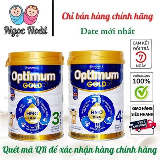 Xả hàng - bán lỗ . sữa bột optimum gold số 3 và số 4 . freeship . lon : 850g. vinamilk / sữa tăng cân cho bé