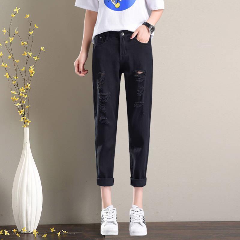 Quần Jeans Nữ Lưng Cao Ống Đứng Thời Trang Hàn Quốc