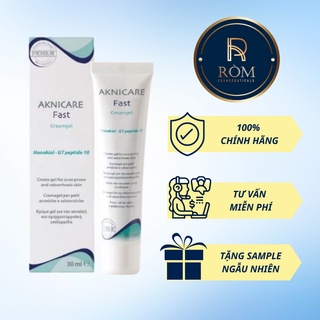 Kem giúp giảm mụn dưỡng ẩm Aknicare fast creamgel 30ml