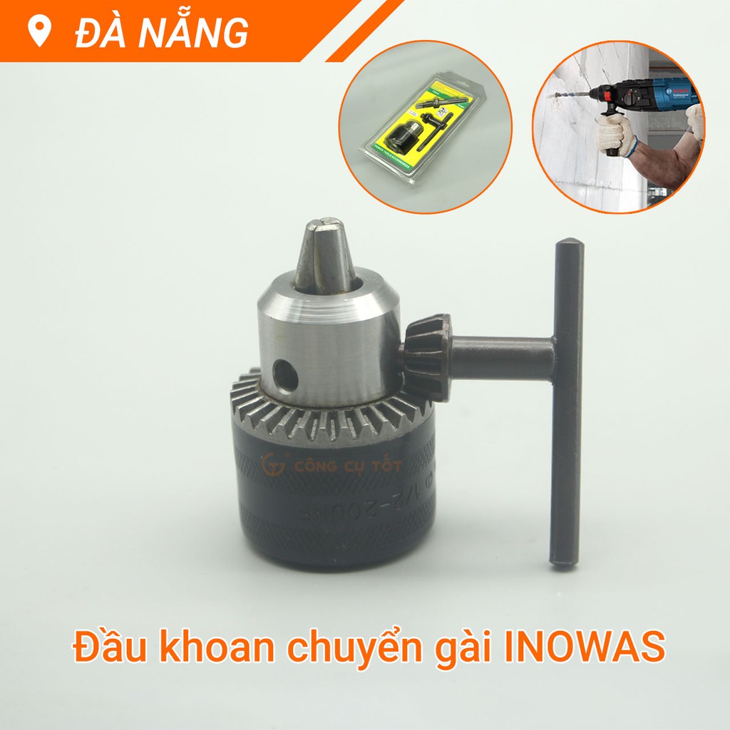 Đầu khoan chuyển gài -  đầu kẹp mũi khoan Inowas