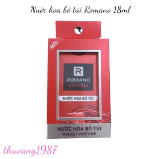 Nước hoa bỏ túi Romano 18ml