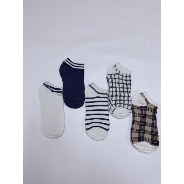 Set 5 đôi tất xinh vớ cổ ngắn họa tiết cực hàn quốc tất ngắn cổ
