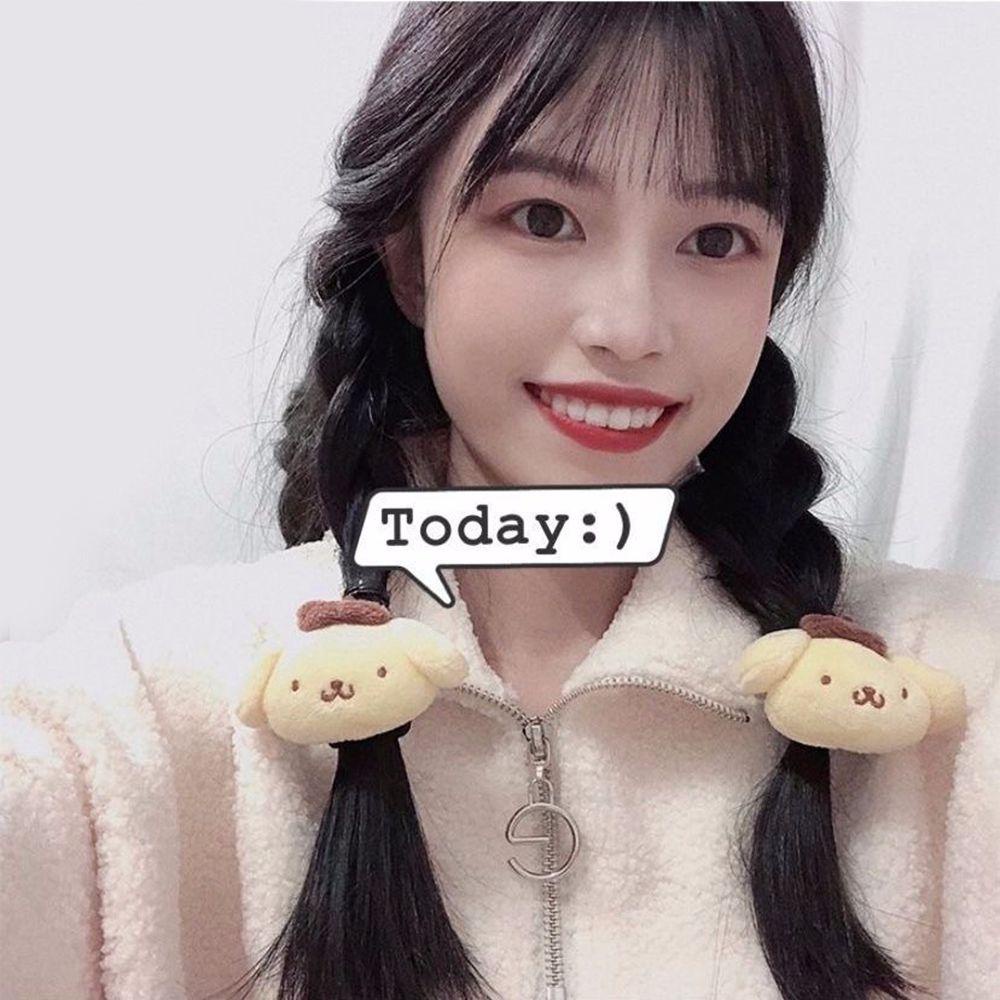 Kẹp Tóc Vải Bông Họa Tiết Hoạt Hình Melody Phong Cách Lolita Hàn Quốc Cho Nữ