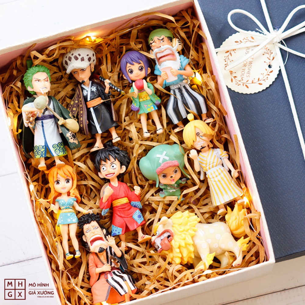 Mô hình One Piece Wcf Luffy Zoro Sanji Nami Choper Usopp Law Kin'emon Sư Tử vàng Otama (có bán lẻ) figure mô hình anime