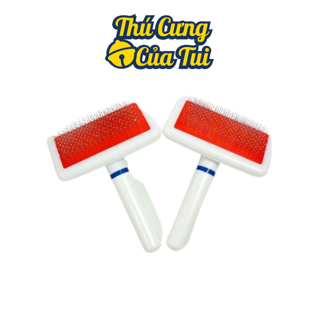 Lược Chải Lông Chó Mèo Đầu Bi Và Đầu Kim - Đánh Xù Lông - Gỡ Rối Lông - Thú Cưng Của Tui