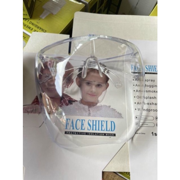 Kính chắn giọt bắn trẻ em / kid che hết mặt FACE SHIELD chống giọt bắn