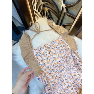 set bộ đùi hoa nhí pha tay bèo