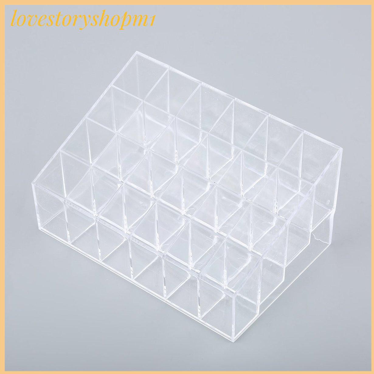 Hộp đựng son môi trong suốt thiết kế đơn giản tiện lợi dễ sử dụng