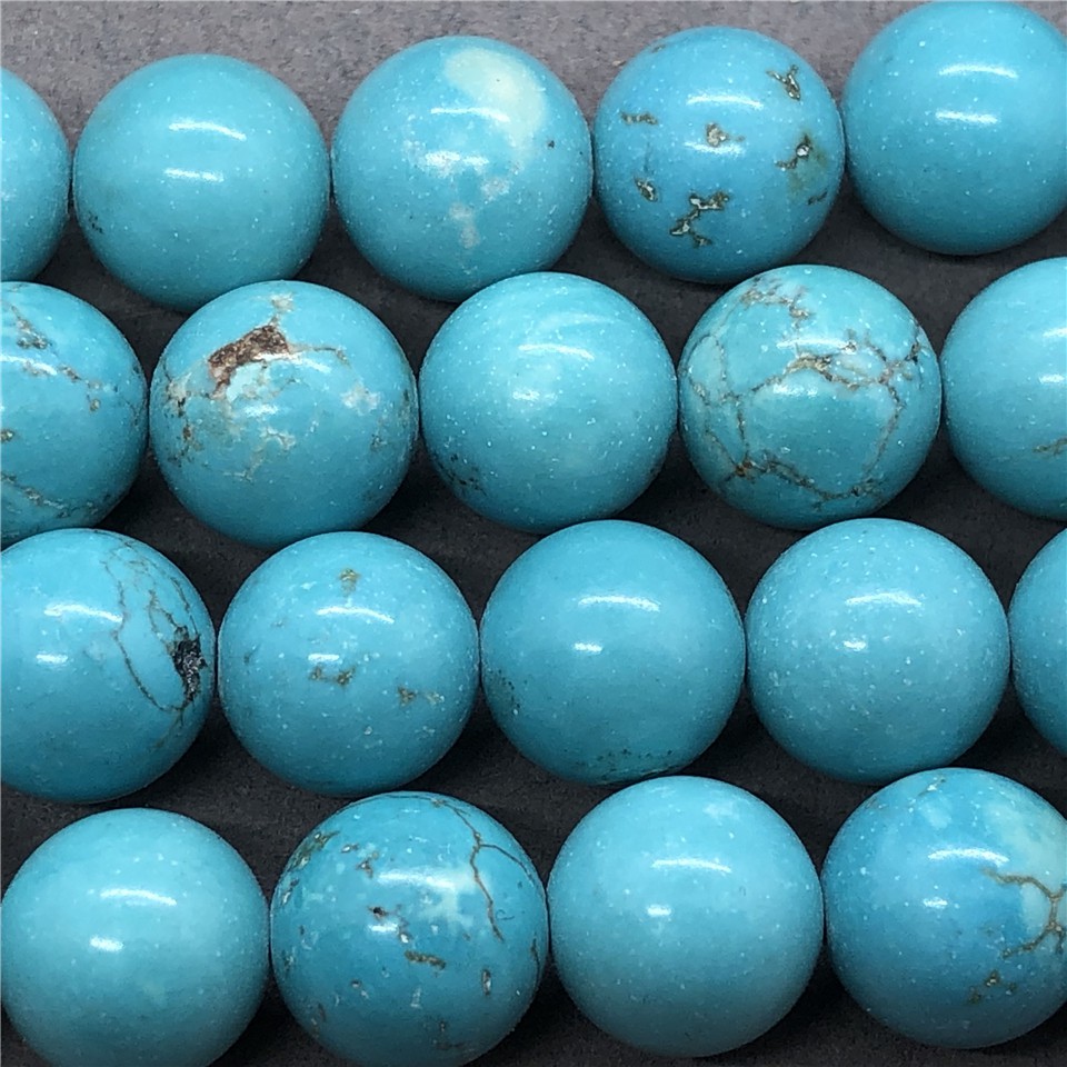 Chuỗi Hạt Đá Ngọc Lam Tự Nhiên 4-12mm Dùng Làm Vòng Tay Diy