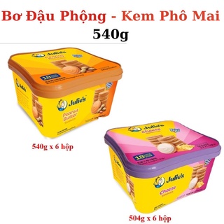 Bánh quy nhân bơ đậu phộng Julie's hộp 540g
