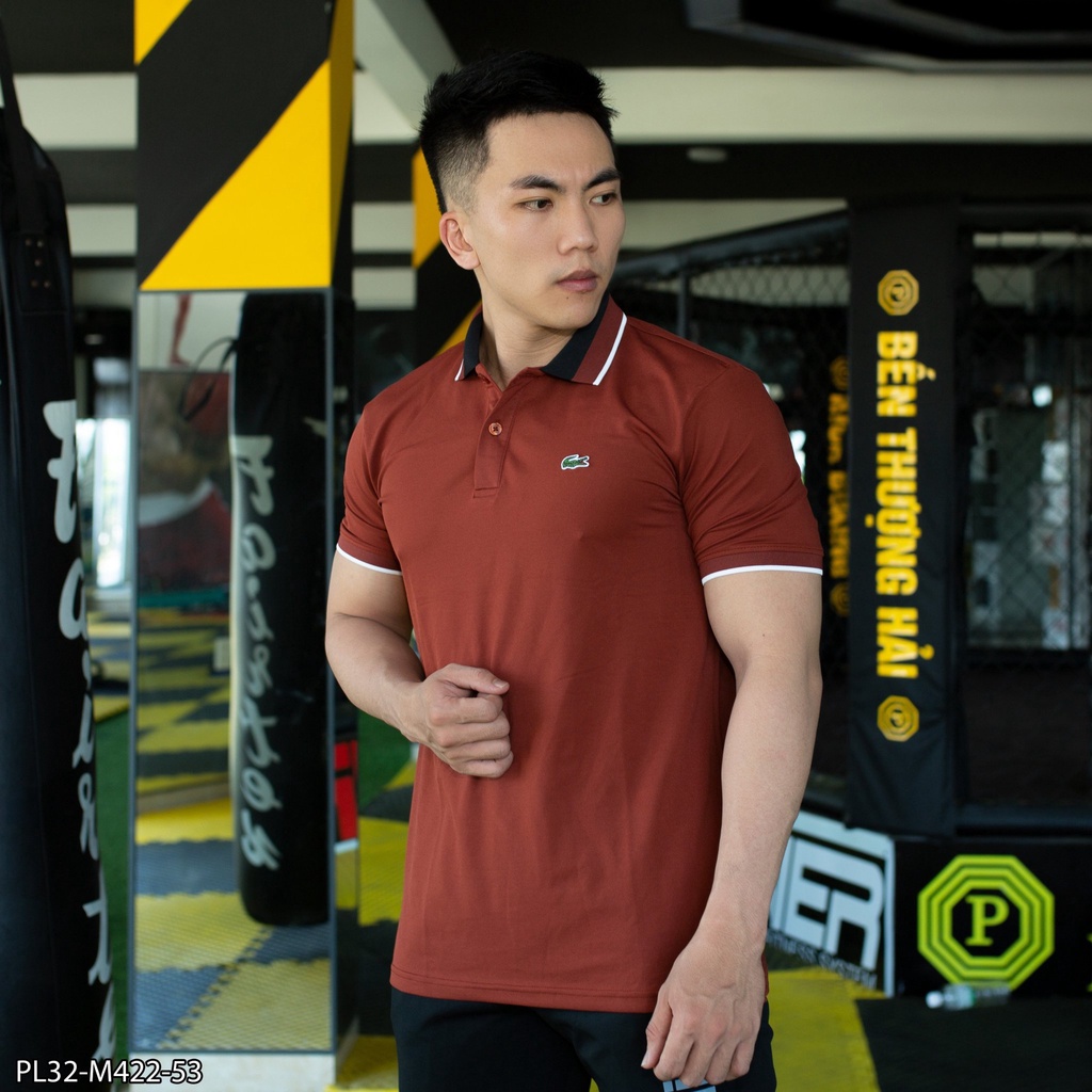 Áo Polo Nam Cá Sấu Cổ Bẻ Chất Đẹp Năm Màu Thấm Hút Mồ Hôi Cổ Và Tay Pha Viền Nổi Bật Đứng Phom Dáng