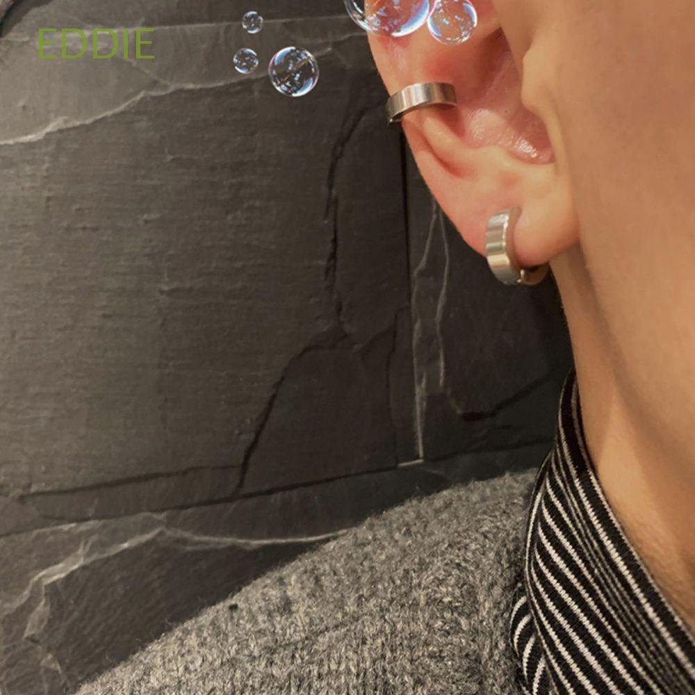 Khuyên Vành Tai Tròn Bằng Thép Titan Nhiều Màu Phong Cách Hàn Quốc Cho Nam Và Nữ