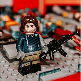 Lego mini figure Bucky winter soldier nhân vật Marvel