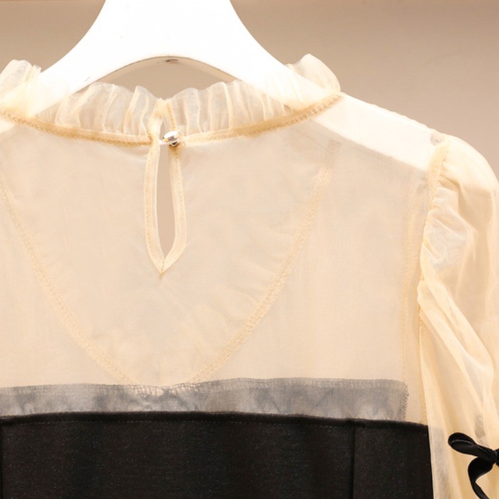 🌸Hàng Order🌸 Váy Bigsize Tay Voan Đính Nơ Cúc Dọc Váy Trẻ Trung Năng Động🌸Hàng Quảng Châu | BigBuy360 - bigbuy360.vn