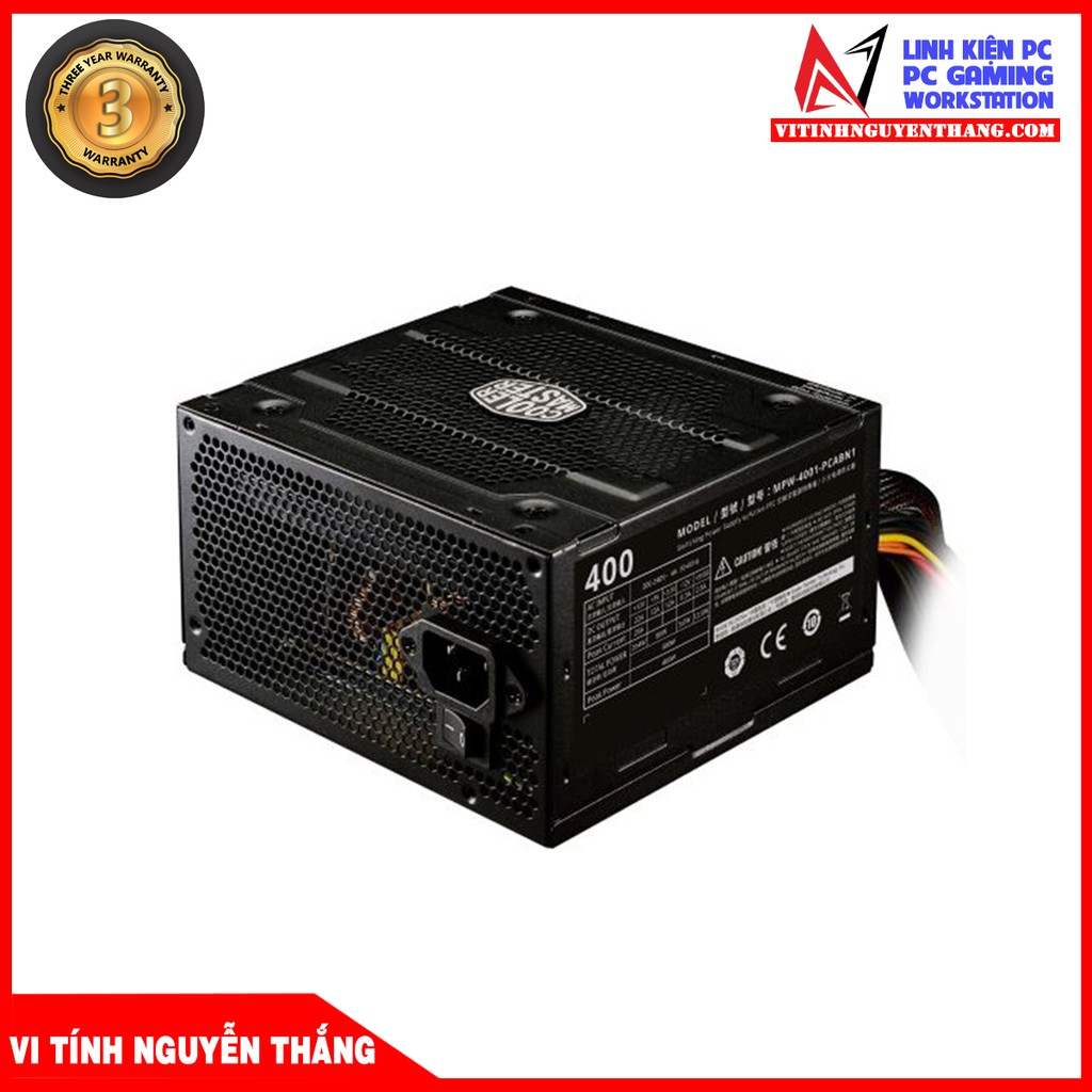 NGUỒN MÁY TÍNH COOLER MASTER ELITE V3 230V P400 400W BOX (MÀU ĐEN)